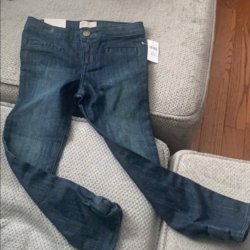 Jeans with bow detail at ankle